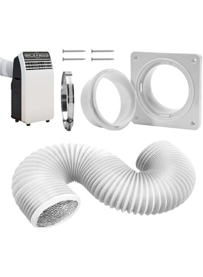 Wall Mounted Dryer Vent Kit Indoor Exhaust System Vent Plate For Kitchen Bathroom - Image 1