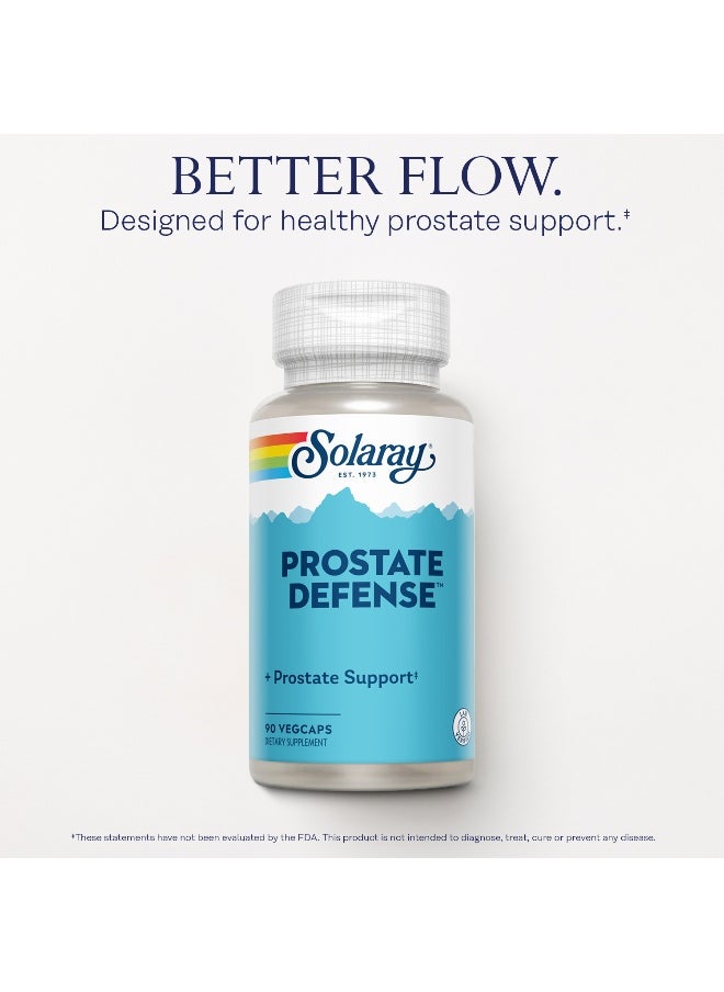 Solaray - Prostate Defence Herbal And Nutrient Formula For Men'S Health 90 Vcaps - Image 1