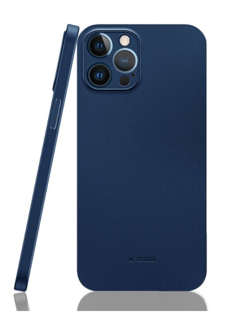 K-Doo غطاء خلفي رفيع للغاية من Air Skin Case لهاتف iPhone 13 Pro Max غير لامع ومضاد للانزلاق وتغطية كاملة باللون الأزرق الداكن - Image 1