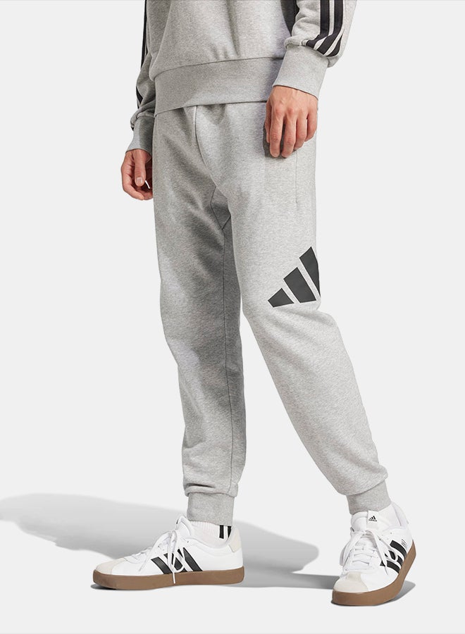 Adidas سروال جوجينغ فرنسي تيري بشعار كبير أساسي - Image 1