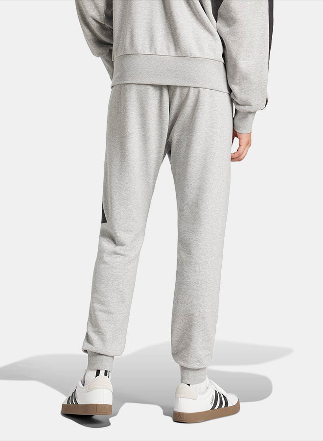 Adidas سروال جوجينغ فرنسي تيري بشعار كبير أساسي - Image 2