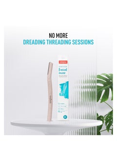 Sirona Sirona Blink and Glow Face Razor for Women | Facial & Upper Lips Hair Removal,Eyebrow Shaper & Dermaplaning Tool - 3 Razors  - Image 3