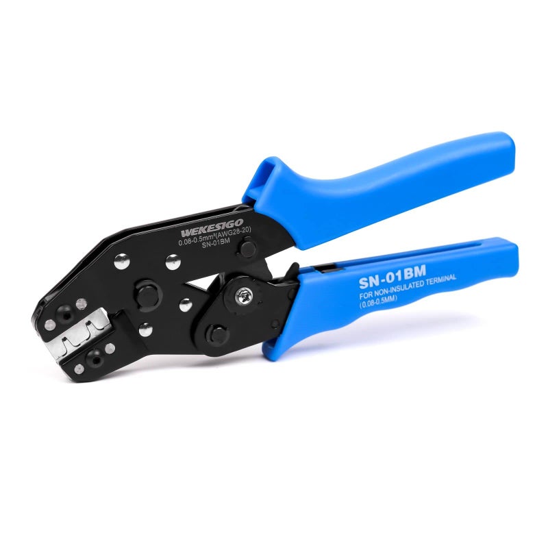WEKESIGO SN01BM Ratchet Crimper AWG2820 00805mm for XH254396PH20PXJSTMolex Terminal