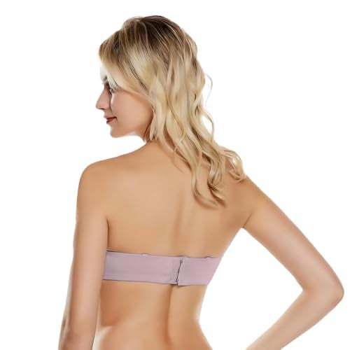 Luella Women’s Padded Wired Push Up Bra for Women with |Demi Cup Bra Design| Underwired |Soft Foam Pads |Detachable Straps| (in, Numeric, 34, A, 34, Regular, Pink) - Image 4
