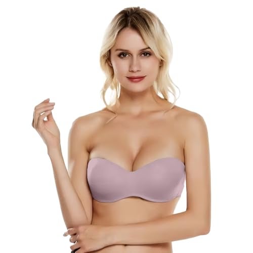 Luella Women’s Padded Wired Push Up Bra for Women with |Demi Cup Bra Design| Underwired |Soft Foam Pads |Detachable Straps| (in, Numeric, 34, A, 34, Regular, Pink) - Image 1
