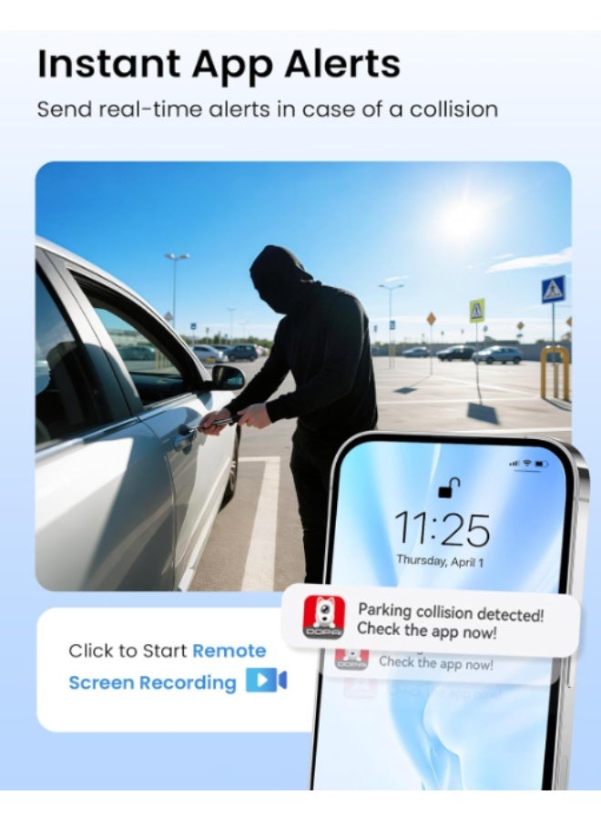 DDPAI 4G LTE Module with SIM Card input for Z60 Pro Dash Cam, Remote Parking Monitor, Remote Live View, Incident Alerts, Real-Time GPS, Geofencing, Cloud Storage, APP Control, Hardwire Kit Included - Image 3