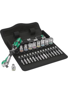 Wera 8100 Sa 6 Zyklop Ratchet Socket Bits Set 1/4" 05004016001  - Image 1