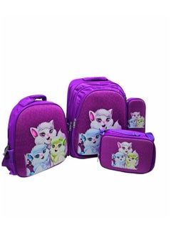 School Backpack 4 Pieces  Size 17 Inches  Hello Kitty Design For Girls - pzsku/ZF1989BFE20EEC141646AZ/45/_/1722978584/4fa9f1b6-8b2e-4f85-bc24-cdb914a53e31