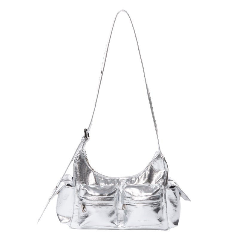 Korean Style Soft PU Leather Crossbody Bag - Multiple Colors - Image 4