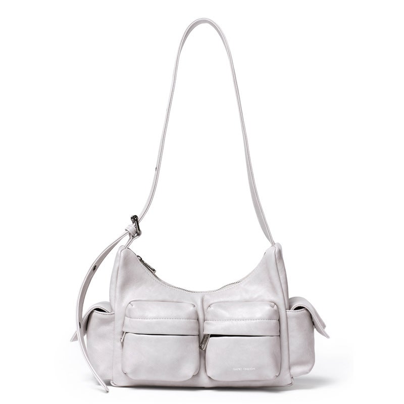 Korean Style Soft PU Leather Crossbody Bag - Multiple Colors - Image 3