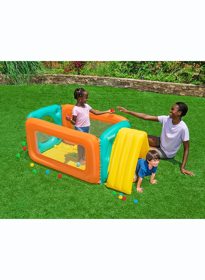 Bestway, 70" x 36" x 27.5"/ TUNNELTOPIA BALL PIT Inflatable Outdoor Water Play Toy for Kids and Families, Durable Premium Quality Material, Easy Inflate and Deflate Design, Pool Beach Garden Summer Fun Activity, 1.78mx91cmx70cm - Image 2