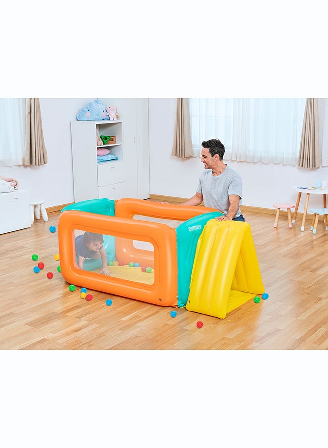 Bestway, 70" x 36" x 27.5"/ TUNNELTOPIA BALL PIT Inflatable Outdoor Water Play Toy for Kids and Families, Durable Premium Quality Material, Easy Inflate and Deflate Design, Pool Beach Garden Summer Fun Activity, 1.78mx91cmx70cm - Image 3
