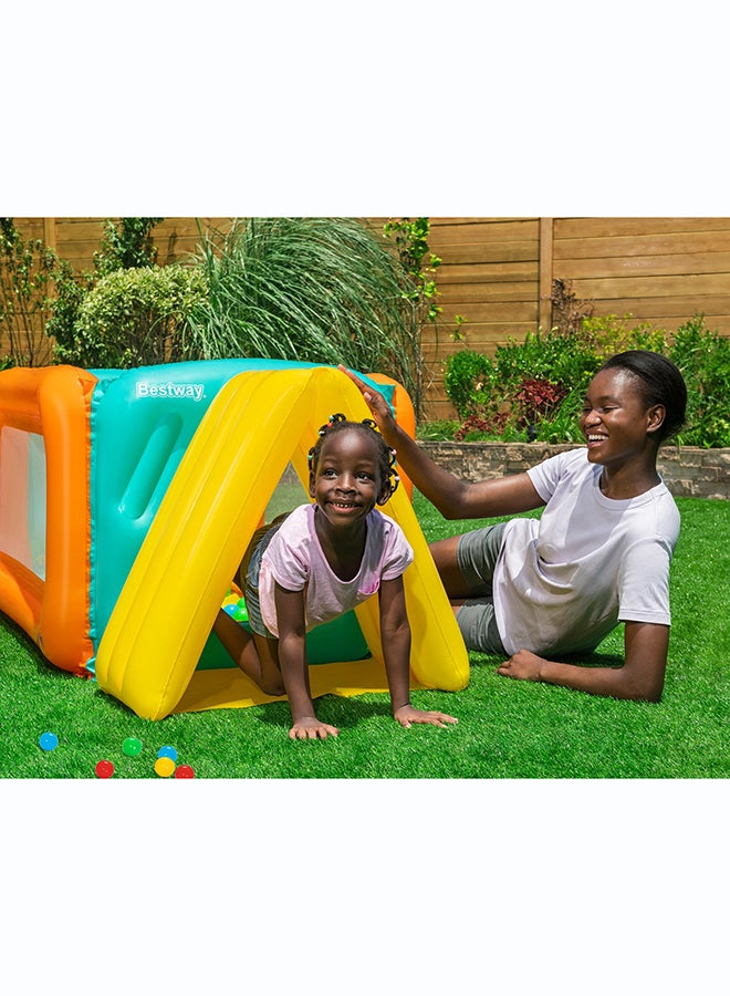 Bestway, 70" x 36" x 27.5"/ TUNNELTOPIA BALL PIT Inflatable Outdoor Water Play Toy for Kids and Families, Durable Premium Quality Material, Easy Inflate and Deflate Design, Pool Beach Garden Summer Fun Activity, 1.78mx91cmx70cm - Image 4