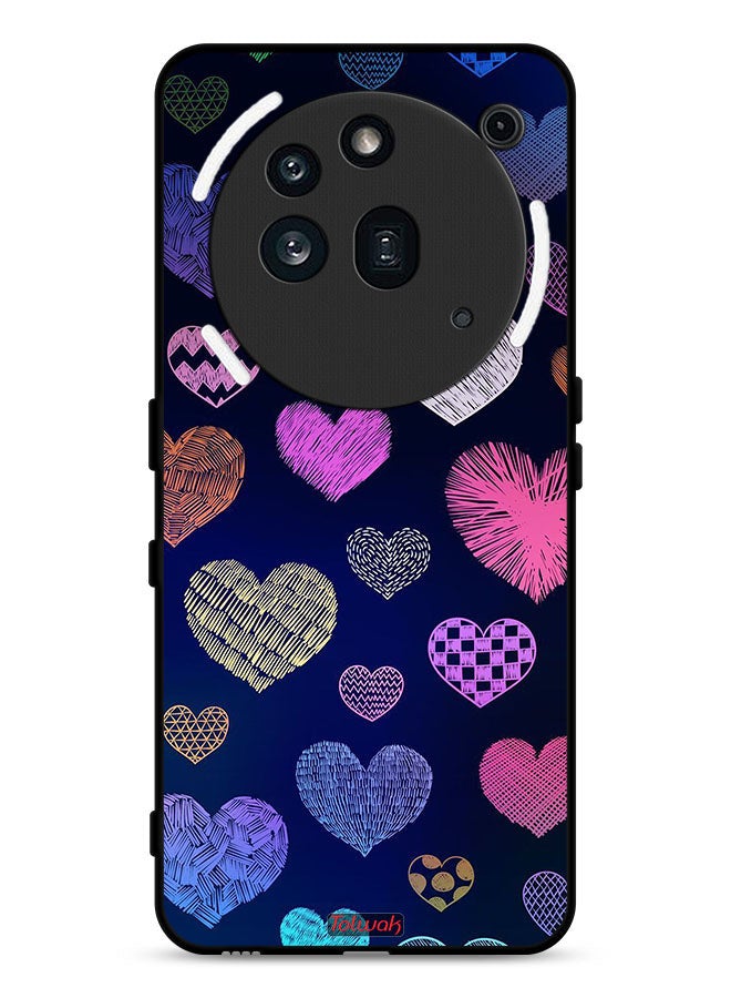 Tolwak Nothing Phone (3a) Pro Protective Case Cover Dhaga Hearts Pattern - Image 1