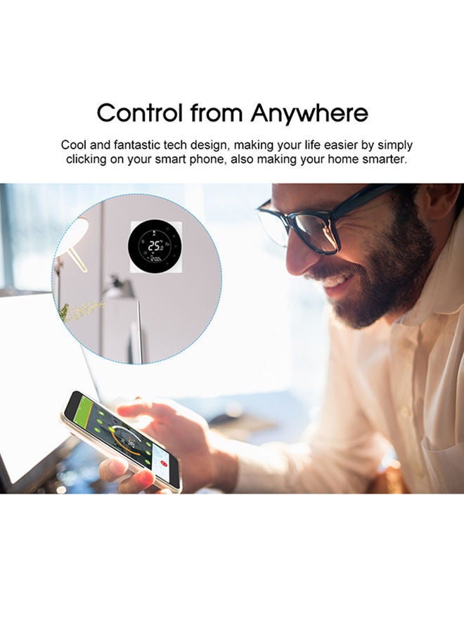 NIBEMINENT Smart Wi-Fi Digital Temperature Controller Black 9.5x3x9.5centimeter - Image 4