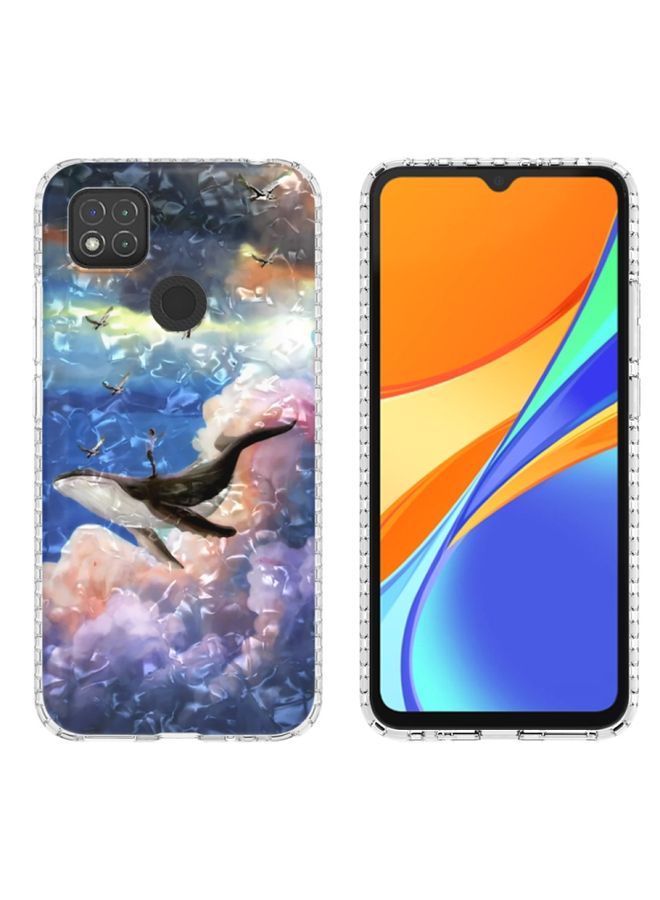 Case Cover For Xiaomi Redmi 9C / Redmi 9 India 2.0mm Airbag Shockproof TPU Phone Case Whale