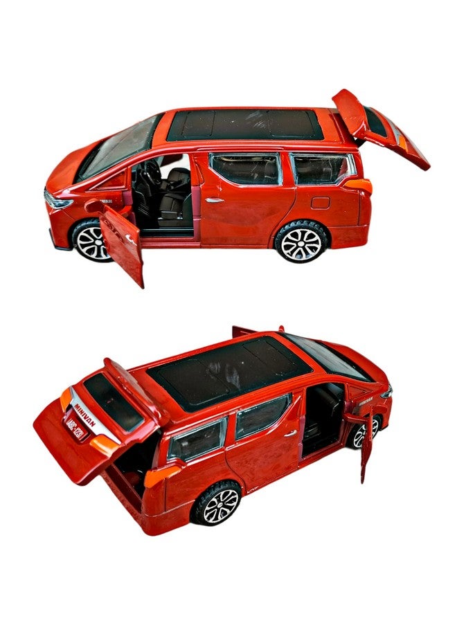 RUHANI Simulation Scale Die-Cast Pull Back Metal Car Open The Door Model Car for Kids (Multi color) - Image 1