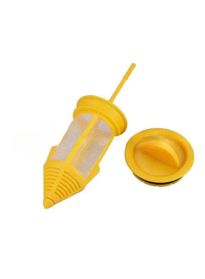 1pc Yellow Dental Chair Unit Filter Valve Strong Weak Suction Water Flow Control - Image 1