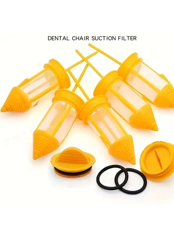 1pc Yellow Dental Chair Unit Filter Valve Strong Weak Suction Water Flow Control - Image 2