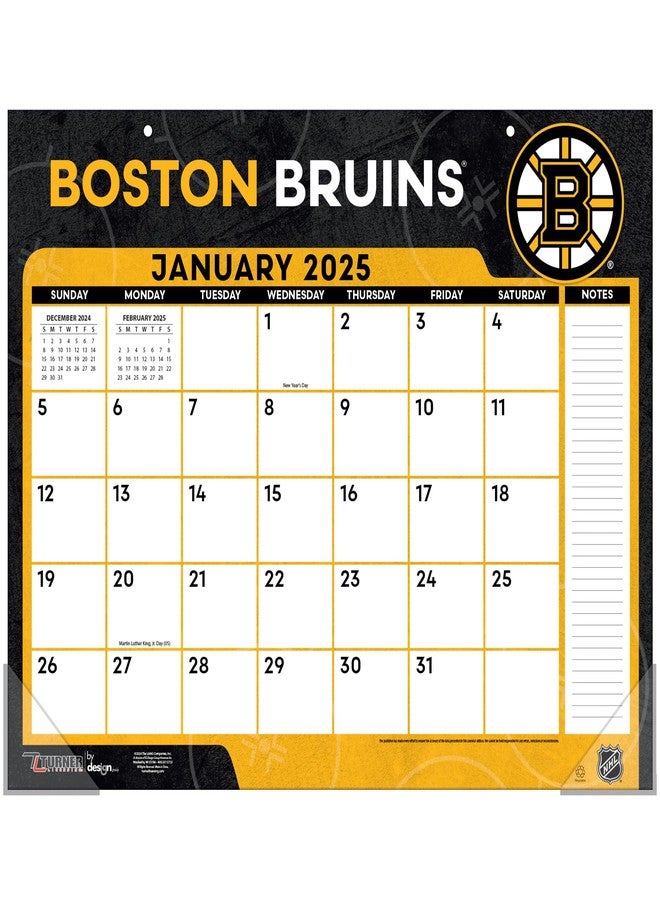 Turner Licensing TURNER SPORTS Boston Bruins 2025 22x17 Desk Calendar (25998061555) - Image 1
