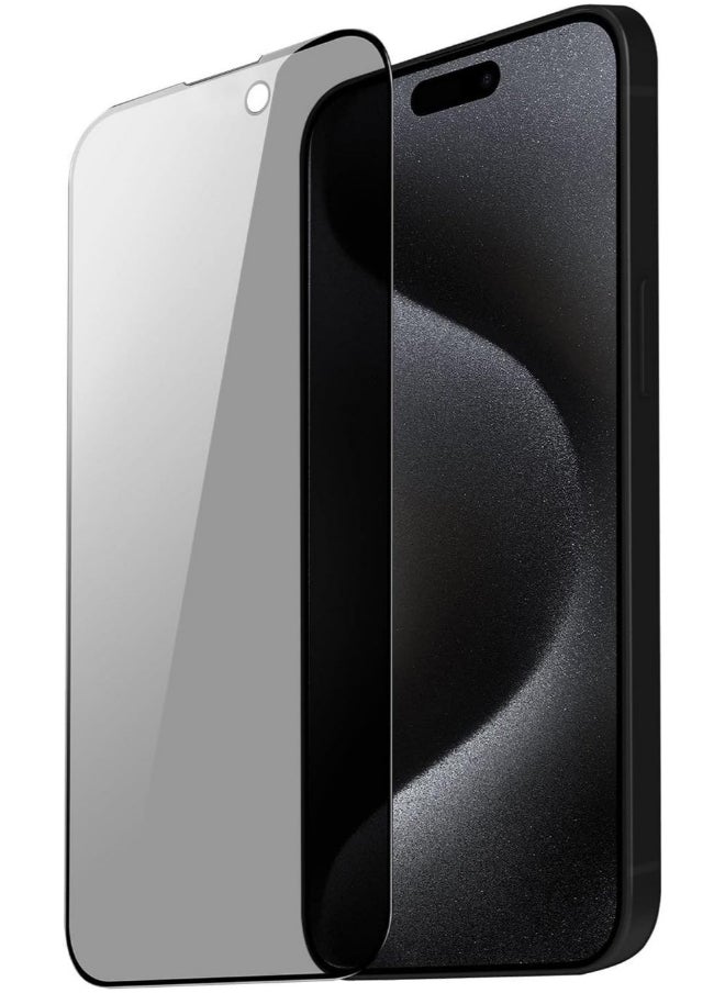 Protect PROTECT Privacy Screen Protector for iPhone 16 | 9D Matte Tempered Glass, Anti-Scratch, Black – Model: PIP16  - Image 1