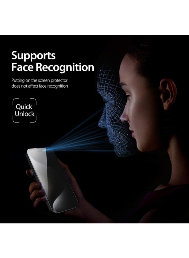 Protect PROTECT Privacy Screen Protector for iPhone 16 | 9D Matte Tempered Glass, Anti-Scratch, Black – Model: PIP16  - Image 3