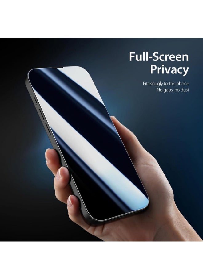 Protect PROTECT Privacy Screen Protector for iPhone 16 | 9D Matte Tempered Glass, Anti-Scratch, Black – Model: PIP16  - Image 4