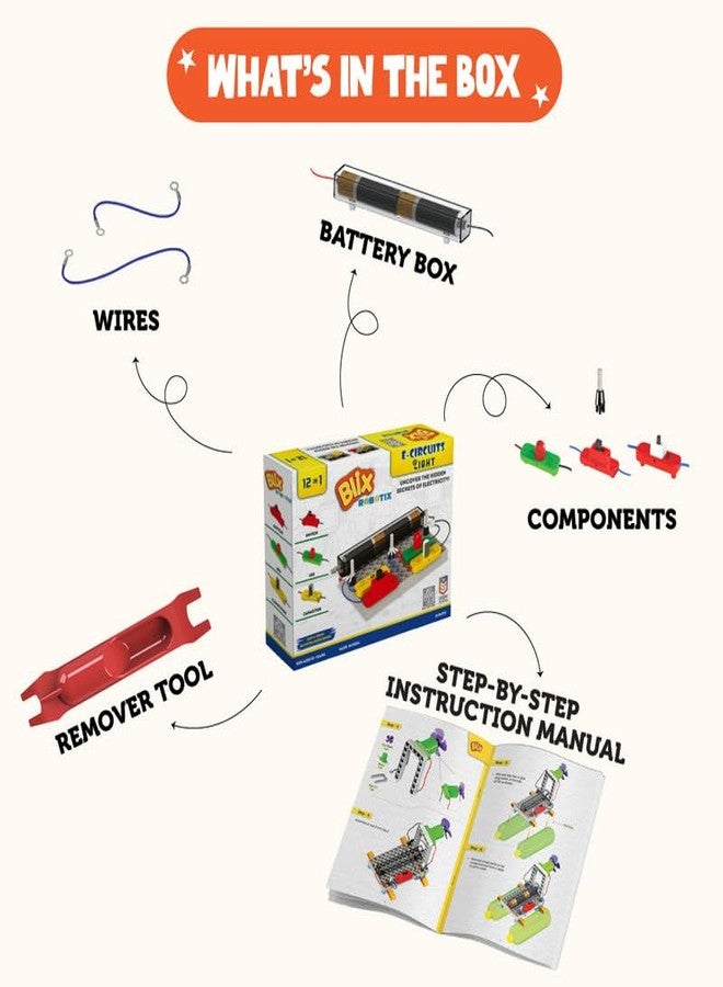 Blix E-Circuits Motion, STEM Robotics Toy with 31 Components for Kids Aged 8+. Educational Robotic to Teach How Motion-Based Circuits Work - Image 4
