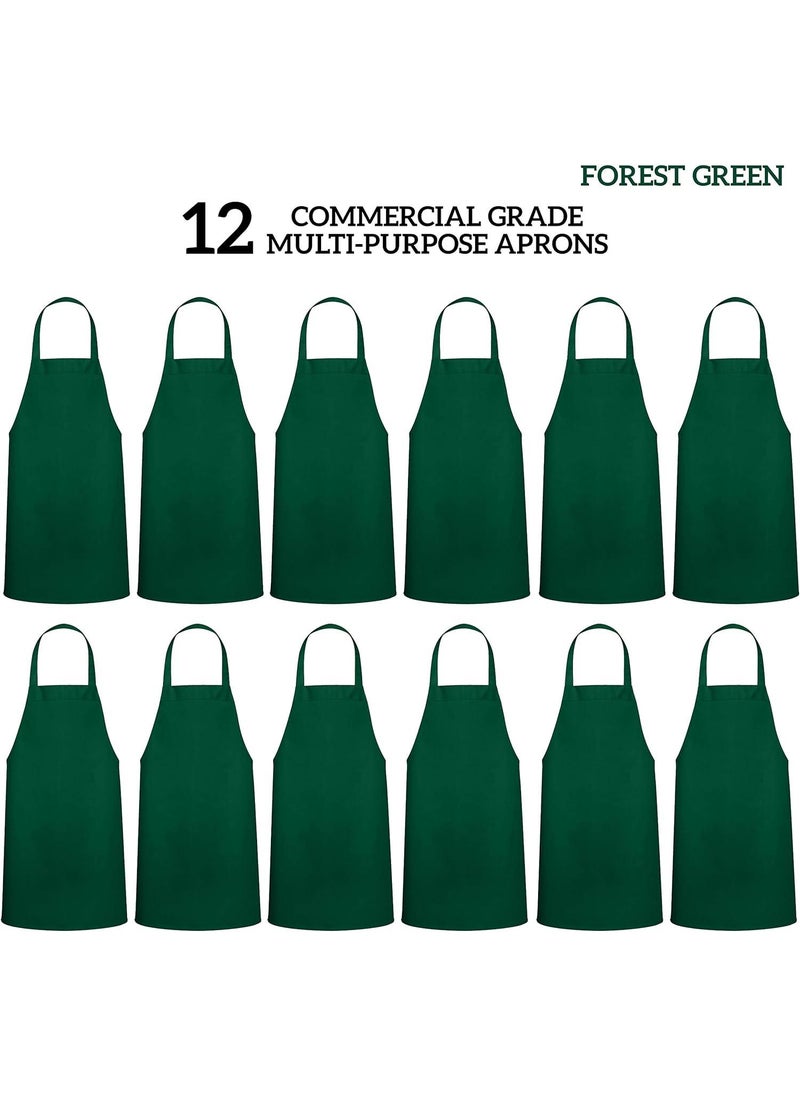 Y&D - 12 Pack Neck Restaurant Cafe Work Clothes Apron - Image 1