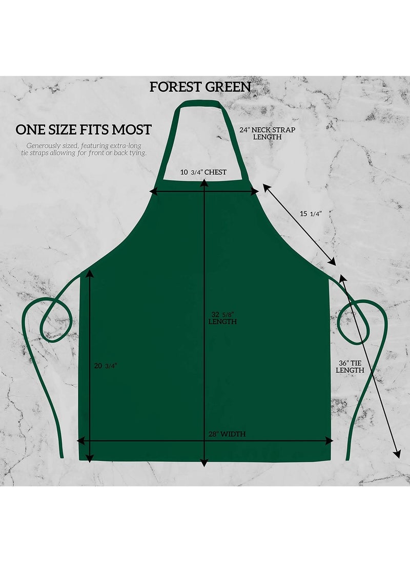 Y&D - 12 Pack Neck Restaurant Cafe Work Clothes Apron - Image 1