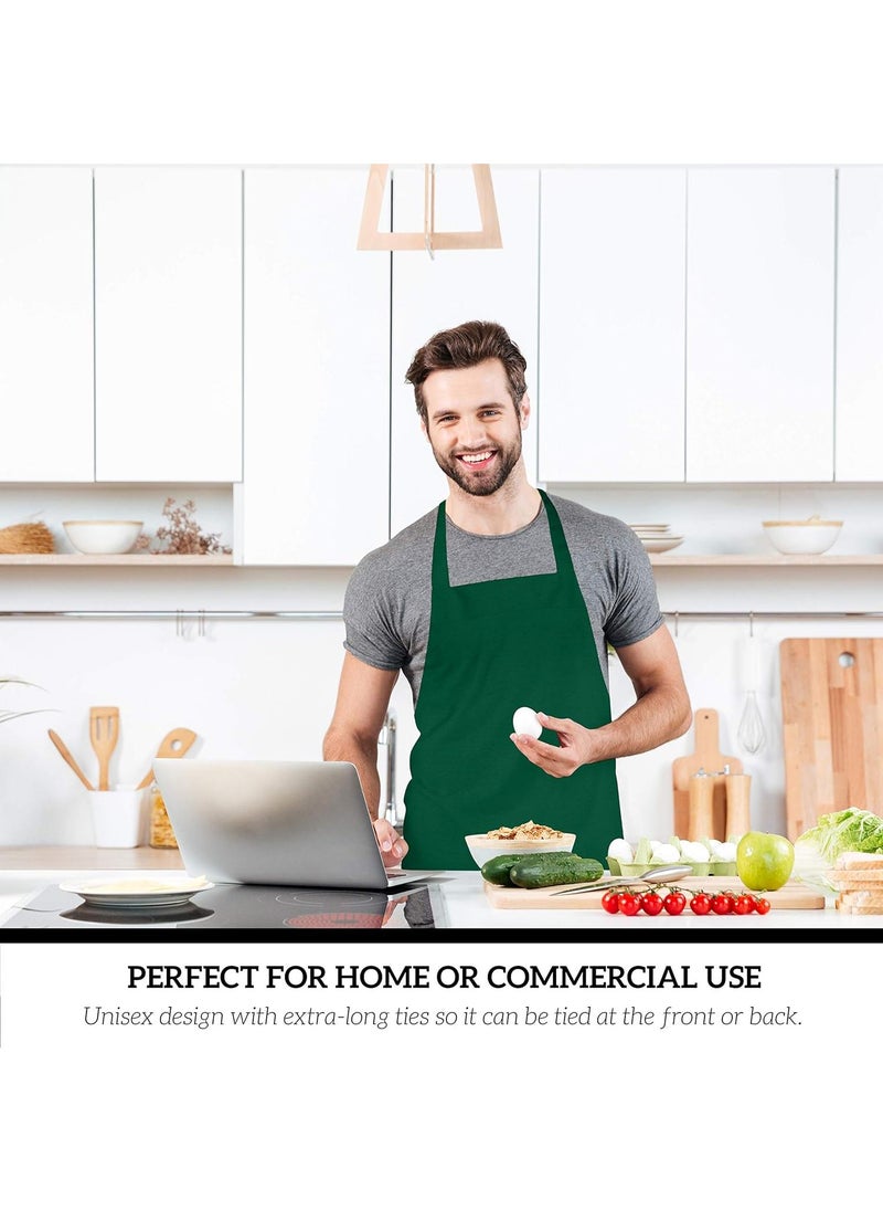 Y&D - 12 Pack Neck Restaurant Cafe Work Clothes Apron - Image 1