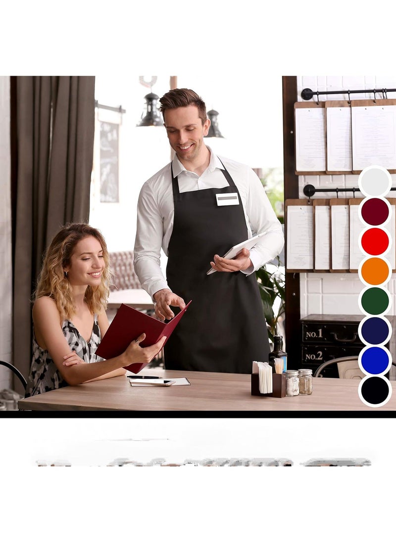 Y&D - 12 Pack Neck Restaurant Cafe Work Clothes Apron - Image 1