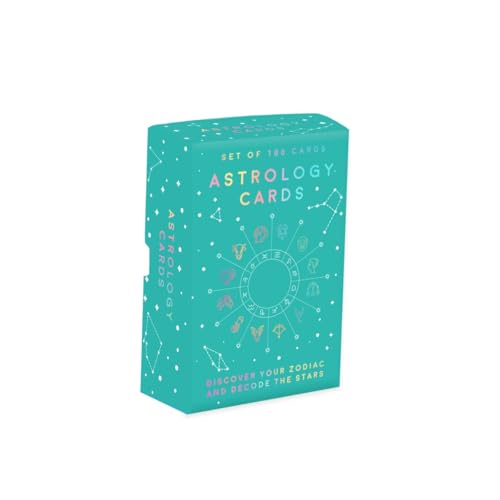 Gift Republic 100 Astrology Cards - guides you through how to read your astrology chart and understand its hidden meanings. - Image 1