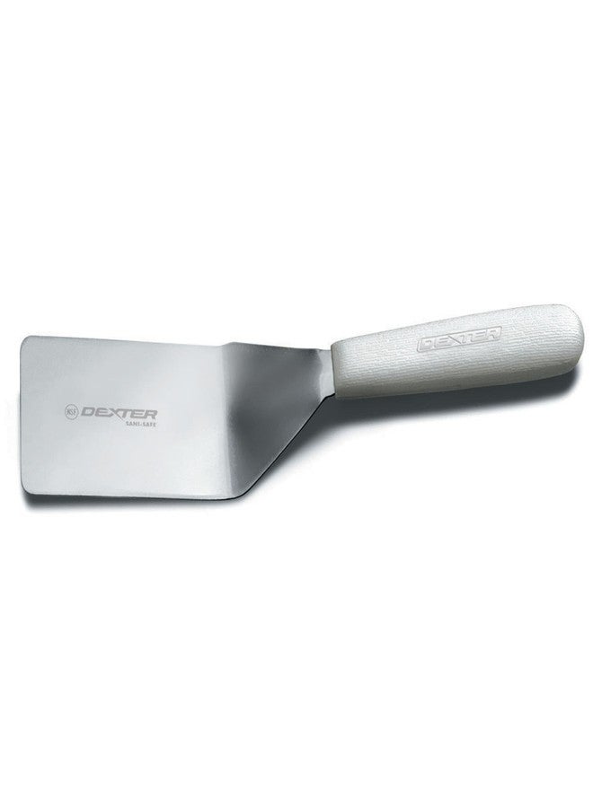 Dexter Outdoors 16473 4" x 21/2" Pancake Turner, White - Image 1