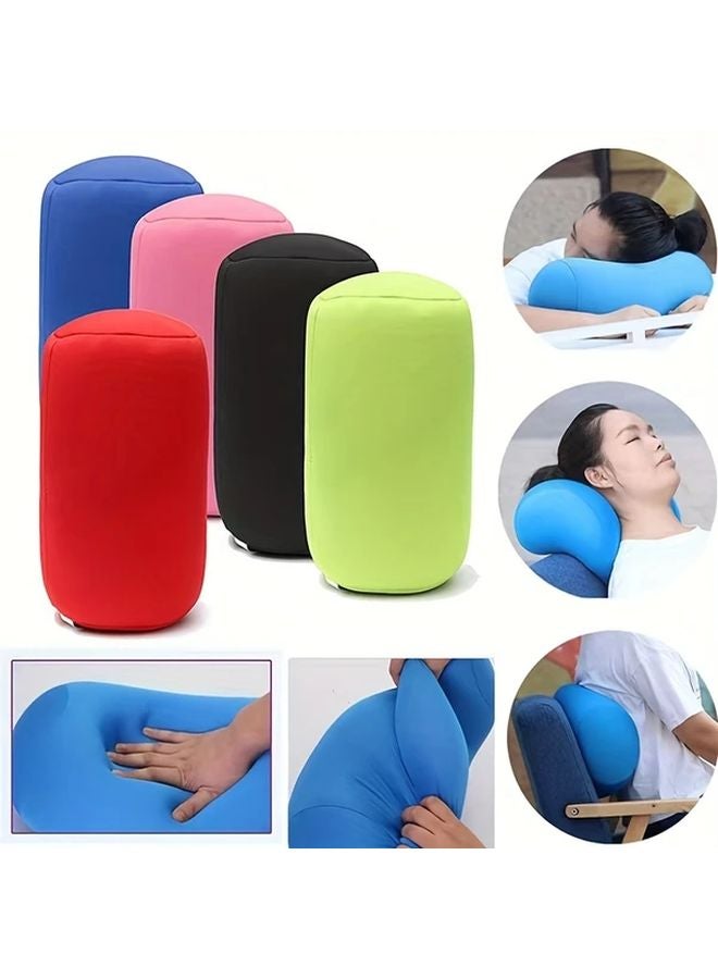 Pink Cylindrical Pillow Washable Maternity Neck Pillow For Bedroom Sofa Hotel - Image 3