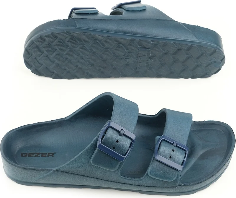 Gezer Adjustable Men's Slippers with Two Buckles Suitable for Wet Floor10