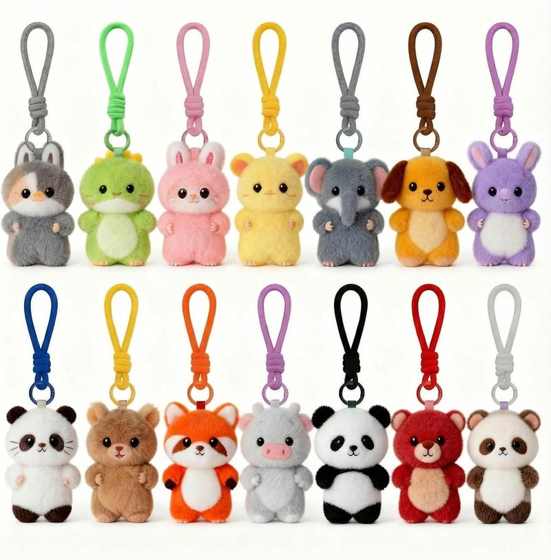 Cmidy Paracord Keychain Wristlet Bag Charm 12pcs Braided Strap Key Ring Rope Keychain Lanyard for Car Keys Phone Plush Toys - Image 2