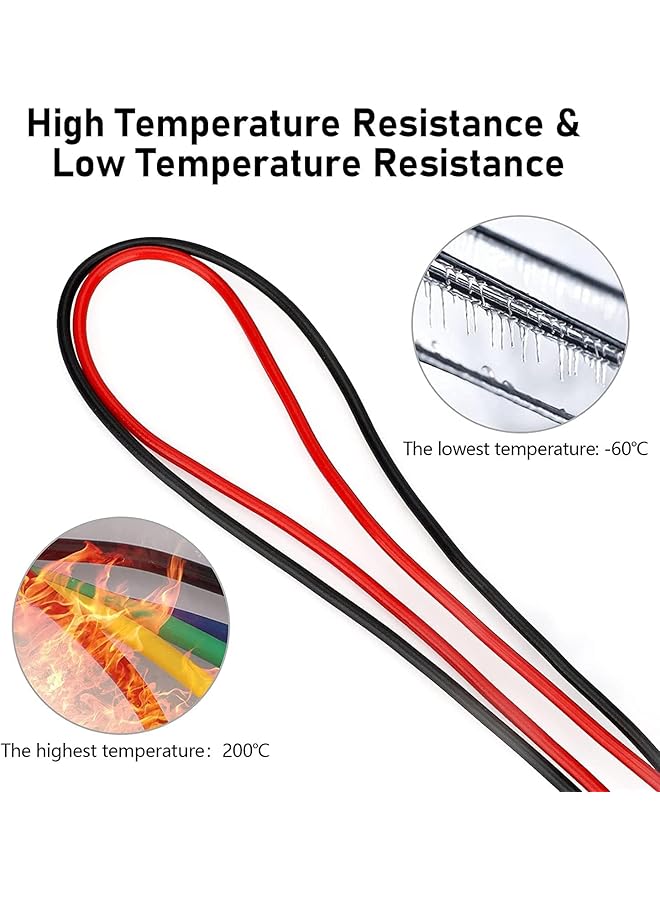 Linkstyle Updated 31Pcs 4Mm Test Lead Wire Cables, Test Leads Sets With Electrical Alligator Clips U-Type Test Fork Clips Complete Acupuncture Probes Stackable Banana Plug Multimeter Back Probe Pins - Image 5