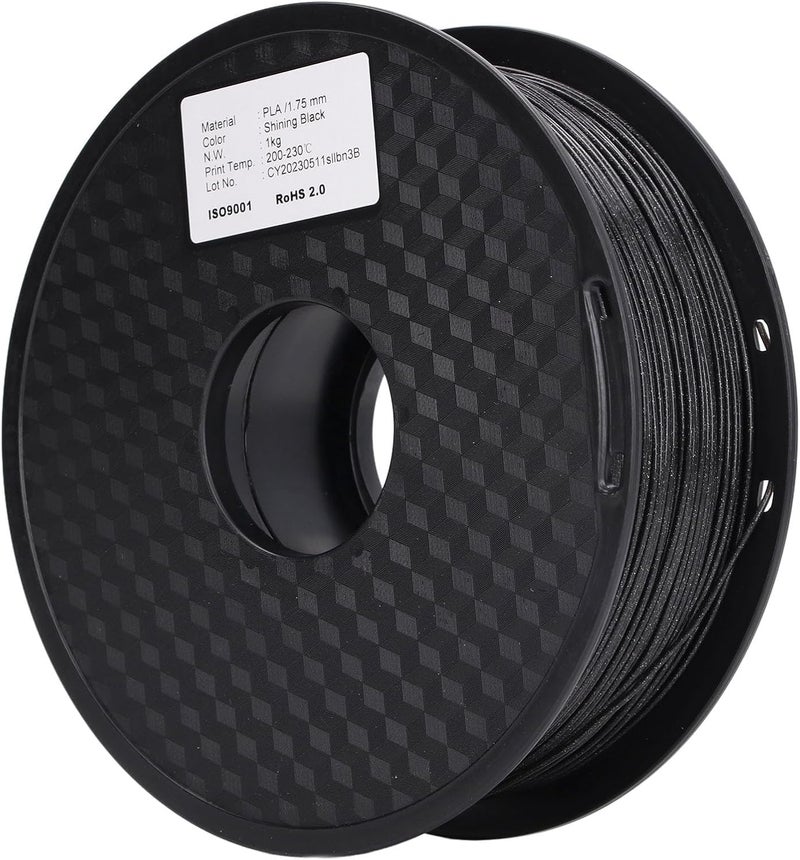 1.75mm Soft Shining Black 3D Printer Filament, Neatly Wound for Easy Use, High Quality PLA Material, Wide Application for Modeling DIY and Crafting, Accurate Size with Tight Toler - Image 4