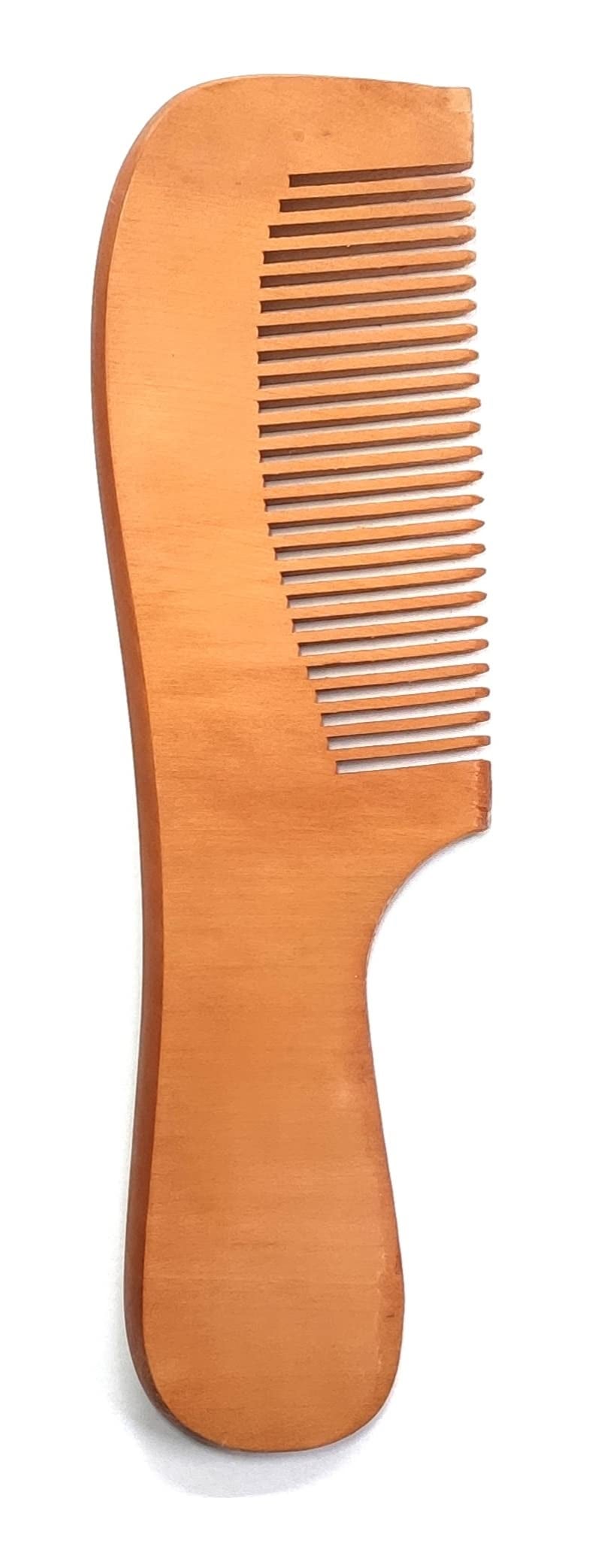 Maple Handmade Wooden Hair Comb Imported | Hair Growth, Hairfall, Dandruff Control | Hair Straightening, Frizz Control | Comb for Men, Women,(Combo Pack Of 2) - Image 3