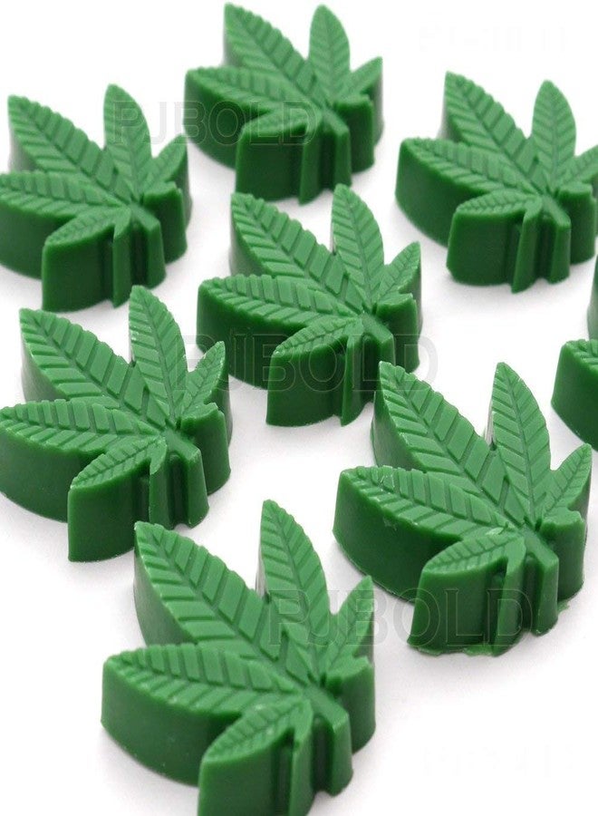 PJ BOLD Marijuana Pot Leaf Silicone Candy Mold Trays for Chocolate Cupcake Toppers Gummies Ice Soap Butter Molds Small Brownies or Party Novelty Gift, 2 Pack - Image 5