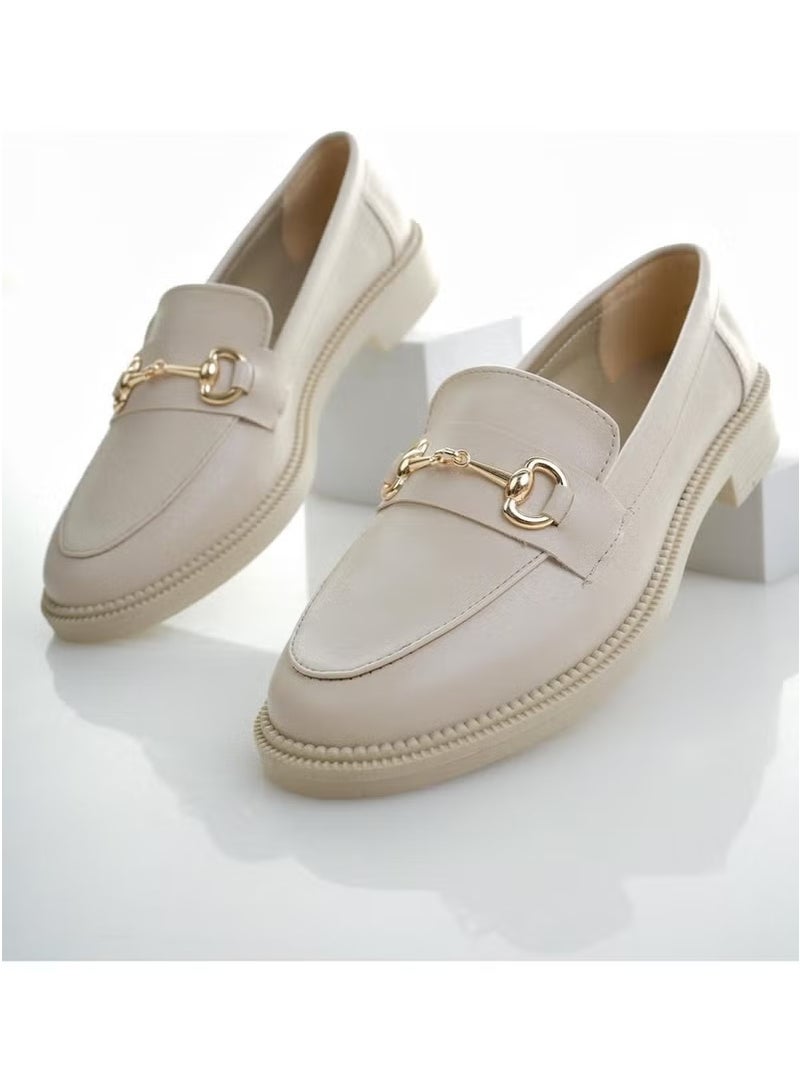 muggo Sussie Guaranteed Metal Buckle Women's Loafer Casual Shoes - Image 2