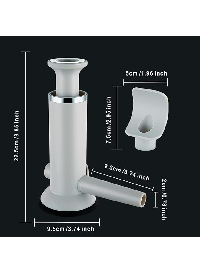 إيروريكس آلة حشو السجق اليدوية 2 في 1، آلة حشو السجق اليدوية، آلة صنع كرات اللحم، آلة صنع السجق العمودية، مجموعة صنع السجق، أداة صنع السجق المنزلية السريعة للاستخدام التجاري والمنزلي - Image 4