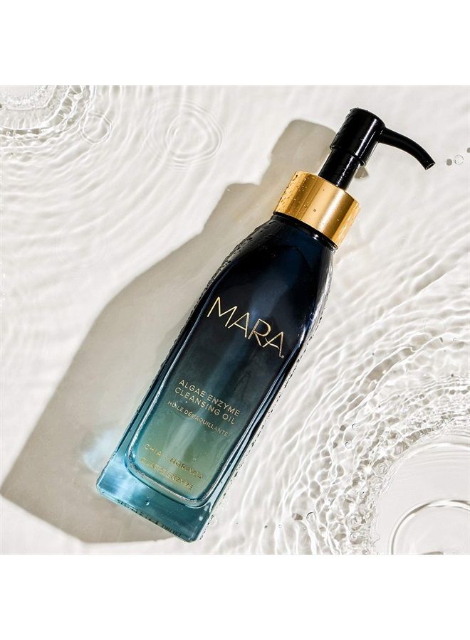 Mara Natural Chia + Moringa Algae Enzyme Cleansing Oil | Clean, Non-Toxic, Plant-Based Skin Care (4 oz | 120 ml) - Image 2