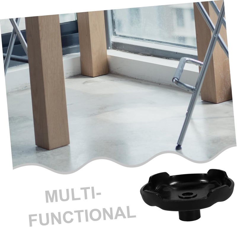 Hemobllo Steel Hydraulic Jack Foot Pad Durable Non-Slip Tray Support for Hydraulic Easy to Install Enhances Stability and Protects Vehicles from Damage - Image 3