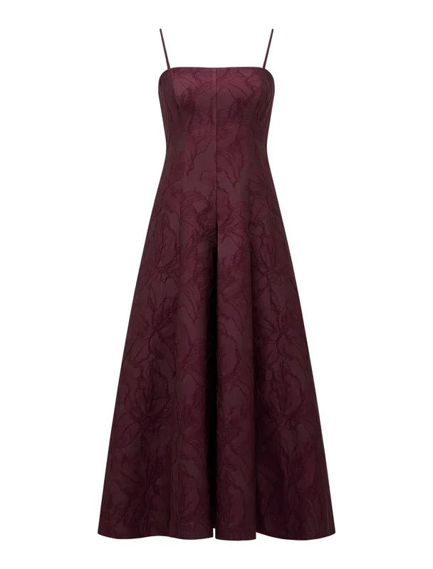 forever new  Charlotte Strapless Jacquard Midi for Women | Best Price UAE