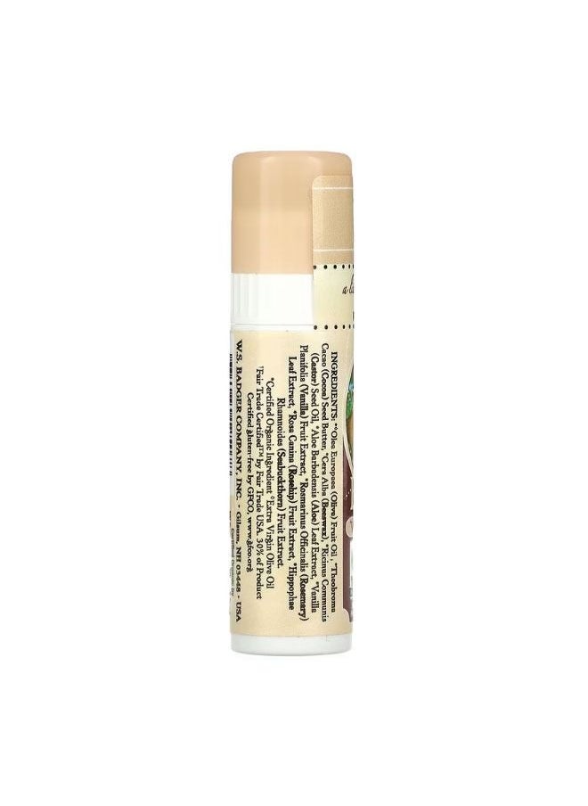 Badger Company Cocoa Butter Lip Balm Vanilla Bean 0.25 oz 7 g  - Image 2