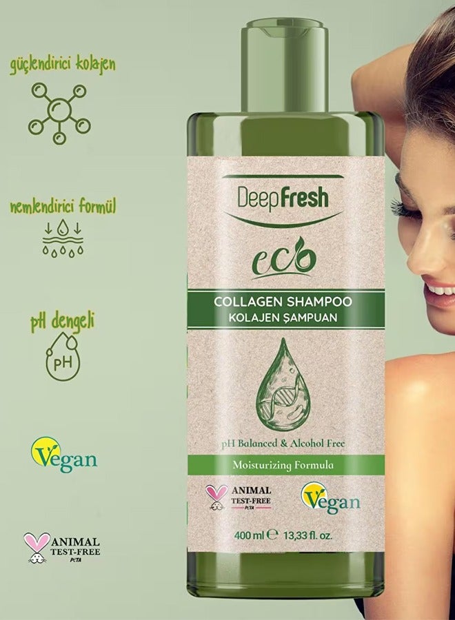 Deep Fresh Collagen Extract Shampoo Deep Fresh Eco 400 ml - Image 3