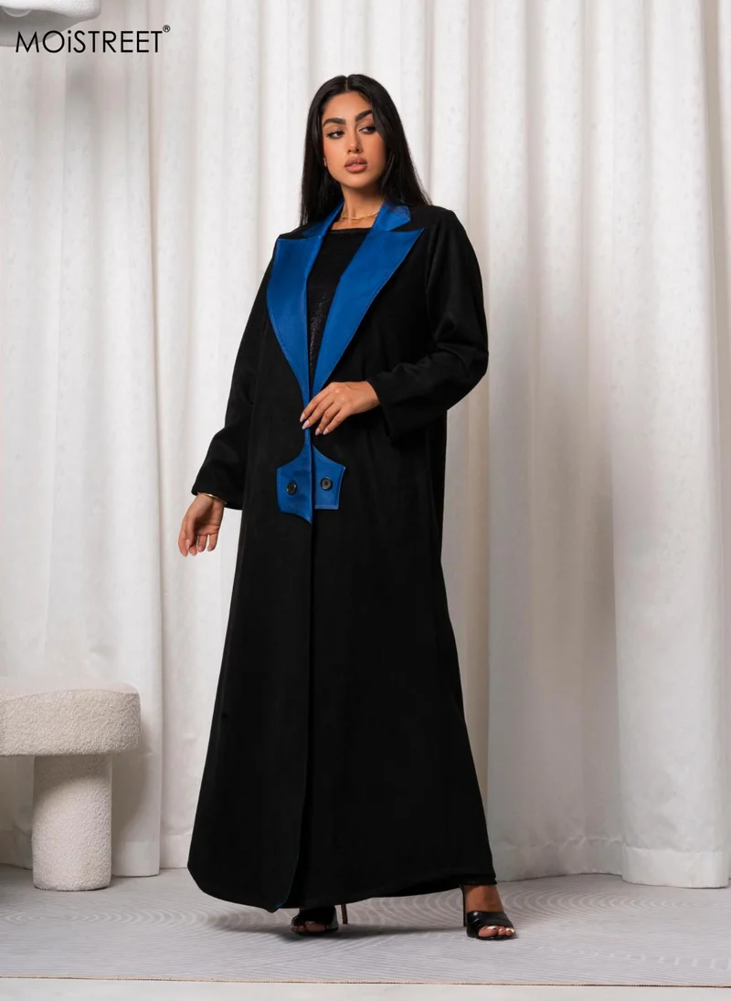 Moistreet  MOiSTREET Handmade Suede Chamois Abaya for Women | Best Price UAE