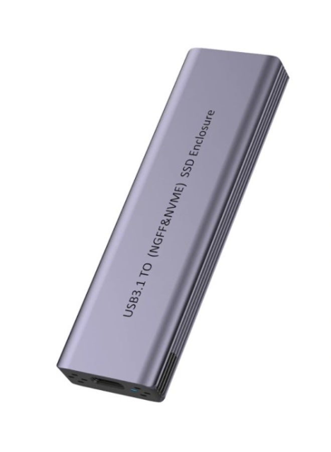 Haing حافظة SSD M2 NVME 2 في 1 هيكل من سبائك الألمنيوم - Image 2